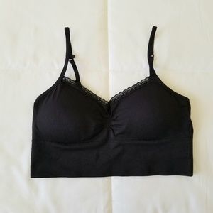 No Boundaries Black Padded Bra Sz Medium